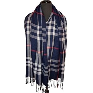 Pashmina Plaid Scarf.